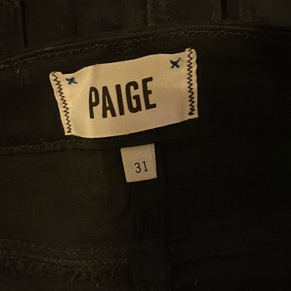 Paige Black denim size 31 - Picture 7 of 8